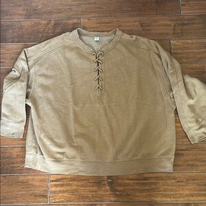 Old Navy Lace-Up Sweatshirt